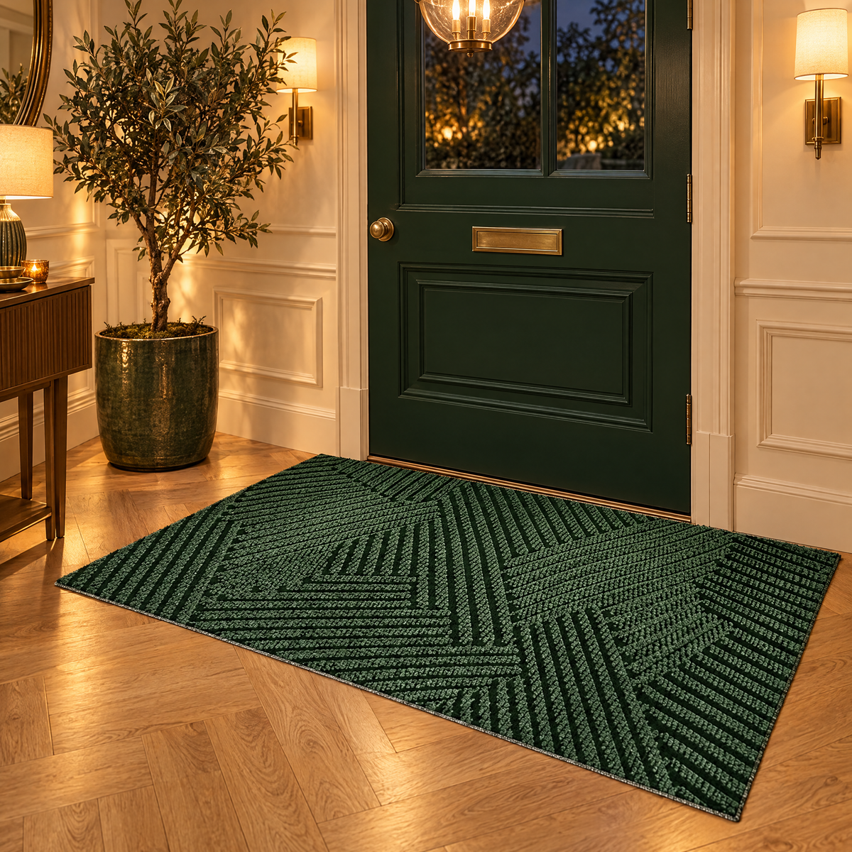 Terra Durable Non Slip Door Mat Dirt Trapping Entrance Rug for Indoor and Outdoor Use