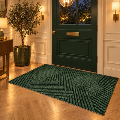 Terra door mat inside an elegant front door