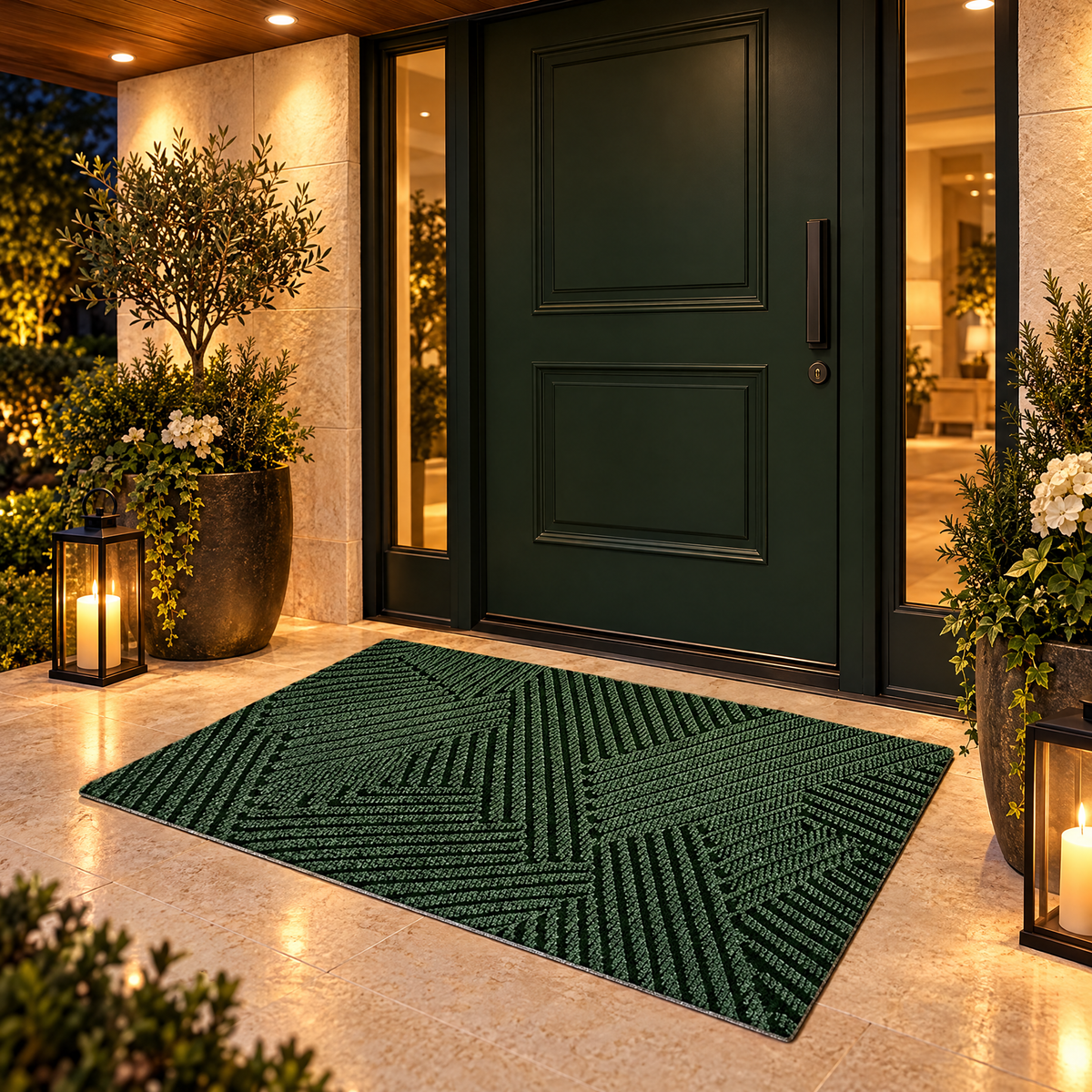 Terra Durable Non Slip Door Mat Dirt Trapping Entrance Rug for Indoor and Outdoor Use