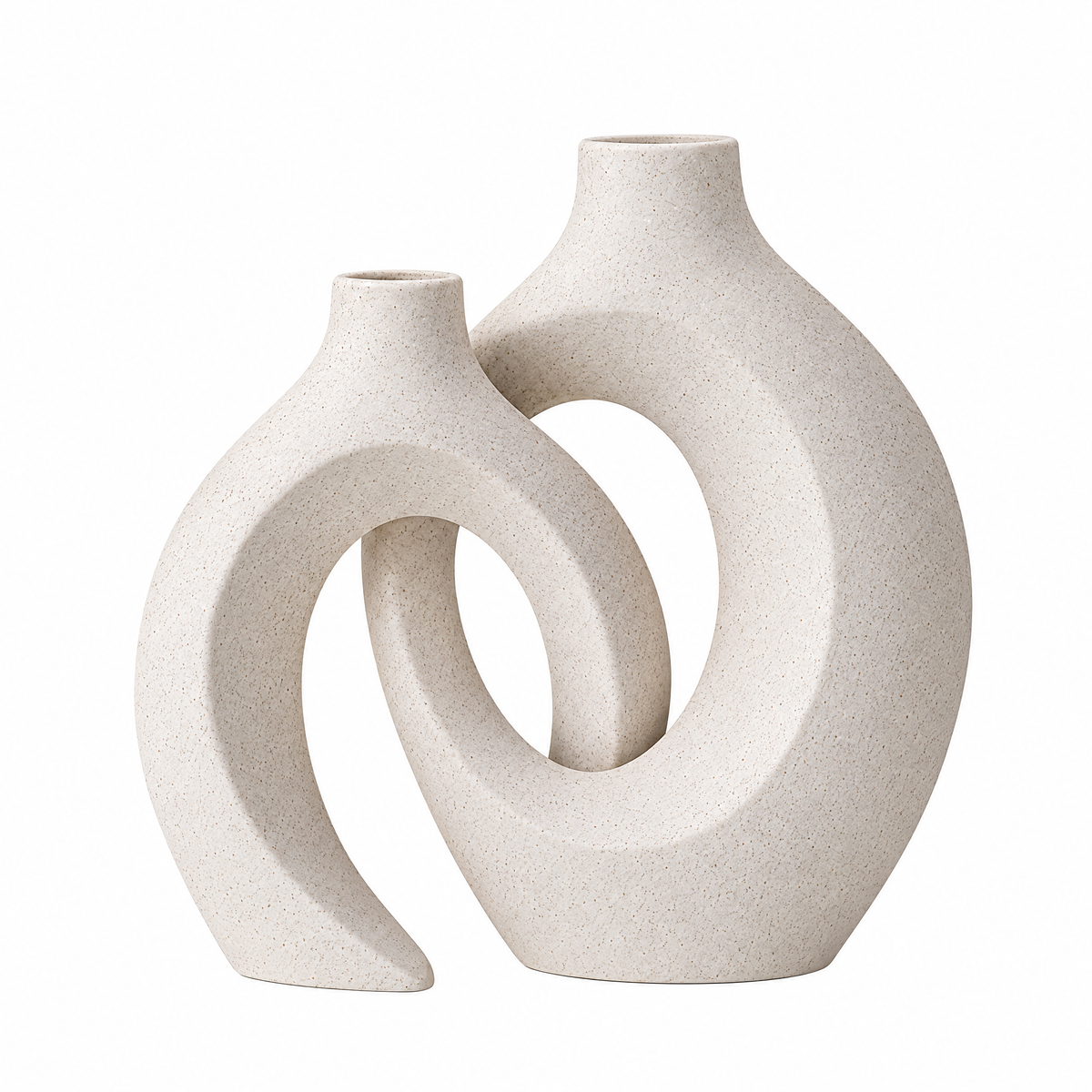 Nord ceramic vase on a white background
