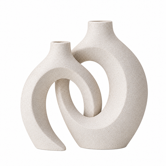 Nord ceramic vase on a white background