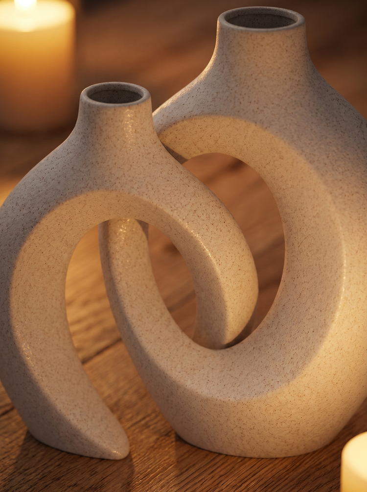 Close up of the Nord speckled glaze